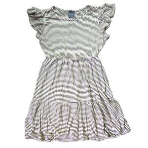Olivia Rae Babydoll Pinstripe Comfy Dress Women's Size Medium